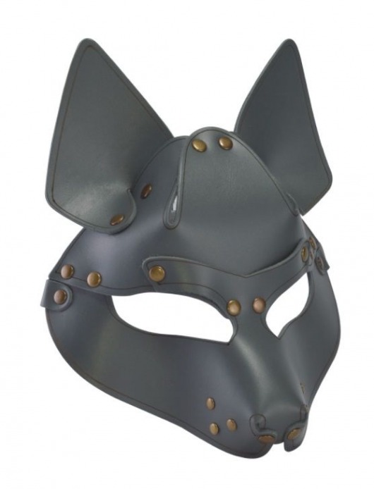 Серая маска Wolf с клепками - Sitabella - купить с доставкой в Реутове