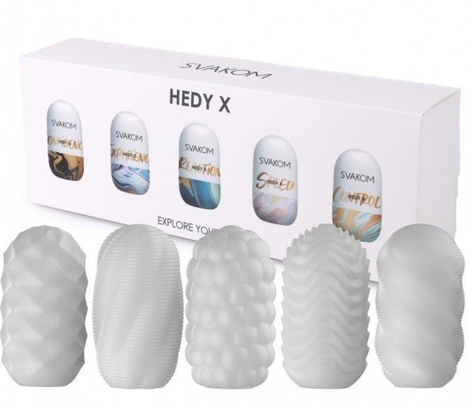 Набор из 5 мастурбаторов Hedy X5 Mixed - Svakom - в Реутове купить с доставкой