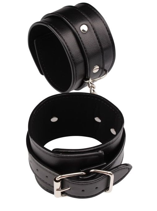 Черные оковы Classic Ankle Cuffs - Chisa - купить с доставкой в Реутове