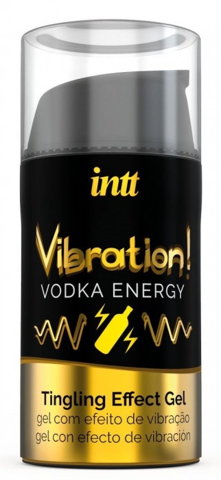 Жидкий интимный гель с эффектом вибрации Vibration! Vodka Energy - 15 мл. - INTT - купить с доставкой в Реутове