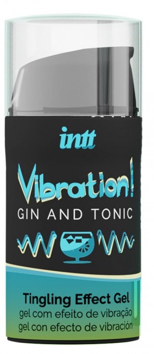 Жидкий интимный гель с эффектом вибрации Vibration! Gin   Tonic - 15 мл. - INTT - купить с доставкой в Реутове