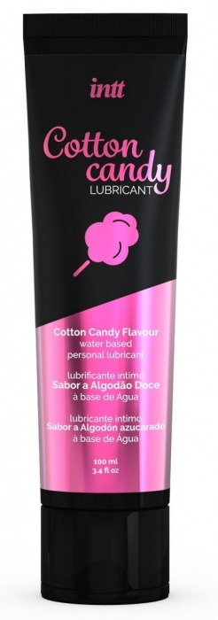 Интимный гель на водной основе Cotton Candy Lubricant - 100 мл. - INTT - купить с доставкой в Реутове