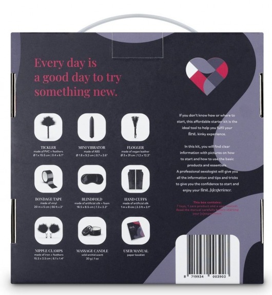 Стартовый набор БДСМ First Kinky Experience - Loveboxxx - купить с доставкой в Реутове