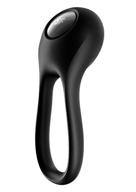 Черное эрекционное виброкольцо Majestic Duo - Satisfyer - в Реутове купить с доставкой