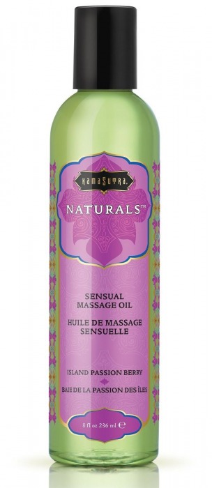 Массажное масло Naturals Island Passion Berry с ароматом тропических фруктов - 236 мл. - Kama Sutra - купить с доставкой в Реутове