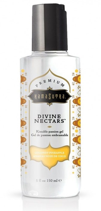 Гель-лубрикант на водной основе Divine Nectars Vanilla с ароматом ванили - 150 мл. - Kama Sutra - купить с доставкой в Реутове