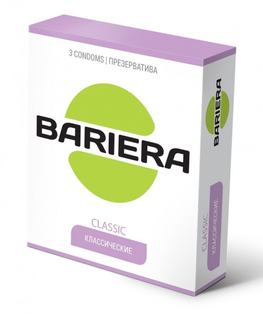 Классические презервативы Bariera Classic - 3 шт. - Bariera - купить с доставкой в Реутове
