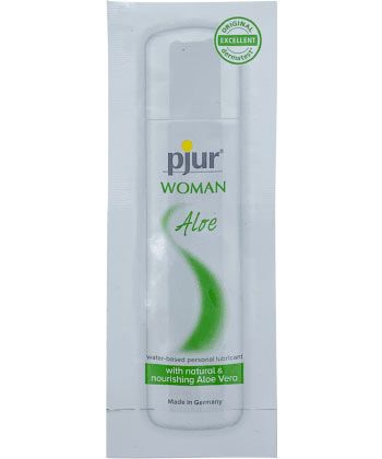 Лубрикант на водной основе pjur WOMAN Aloe - 2 мл. - Pjur - купить с доставкой в Реутове