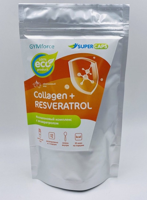 Натуральный коллаген с ресвератролом GYMforce Collagen+ - 150 гр. - SuperCaps - купить с доставкой в Реутове