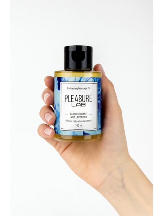 Массажное масло Pleasure Lab Enchanting с ароматом черной смородины и лаванды - 100 мл. - Pleasure Lab - купить с доставкой в Реутове