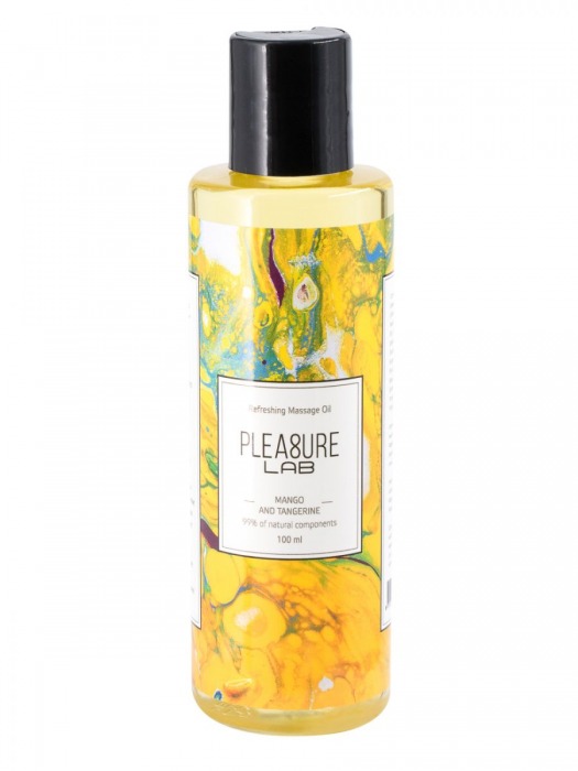 Массажное масло Pleasure Lab Refreshing с ароматом манго и мандарина - 100 мл. - Pleasure Lab - купить с доставкой в Реутове