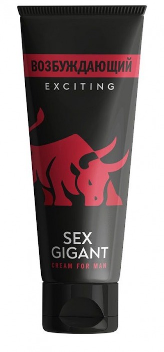 Возбуждающий крем для мужчин Sex Gigant - 80 мл. - Миагра - купить с доставкой в Реутове