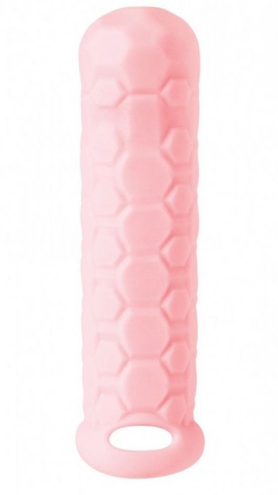 Розовый фаллоудлинитель Homme Long - 15,5 см. - Lola Games - в Реутове купить с доставкой