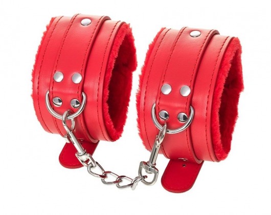 Красные оковы Anonymo из искусственной кожи - ToyFa - купить с доставкой в Реутове