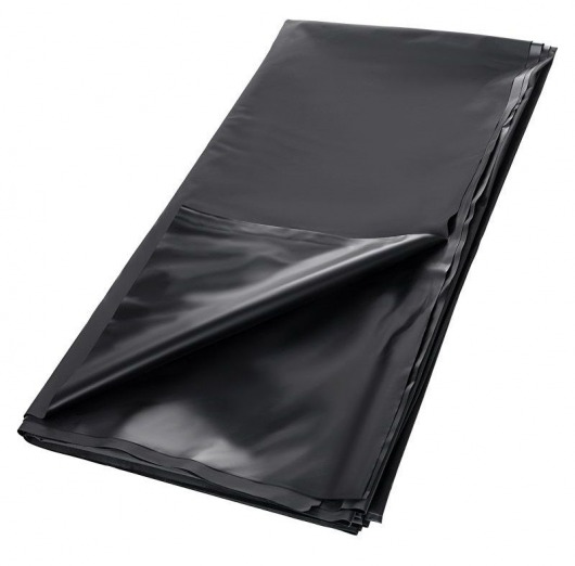 Черная простыня для секса из ПВХ - 220 х 200 см. - ToyFa - купить с доставкой в Реутове