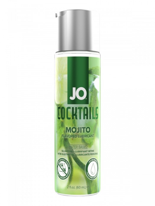 Вкусовой лубрикант на водной основе JO Cocktails Mojito - 60 мл. - System JO - купить с доставкой в Реутове