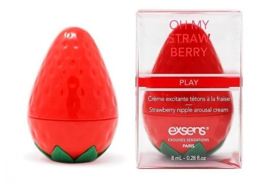 Крем для стимуляции сосков Oh My Strawberry - 8 мл. - Exsens - купить с доставкой в Реутове