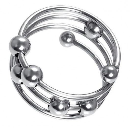 Большое металлическое кольцо под головку пениса - ToyFa - купить с доставкой в Реутове