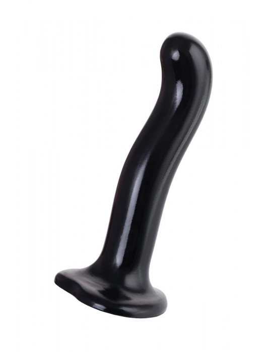 Черный стимулятор для пар P G-Spot Dildo Size M - 18 см. - Strap-on-me - в Реутове купить с доставкой