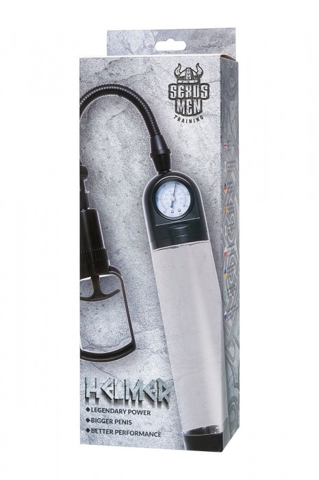 Прозрачная механическая помпа Helmer с манометром - Sexus - в Реутове купить с доставкой