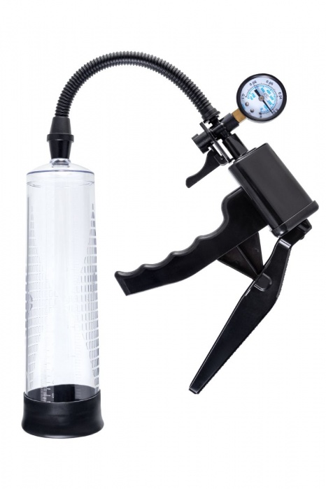 Прозрачная механическая помпа для пениса Viggo - Sexus - в Реутове купить с доставкой