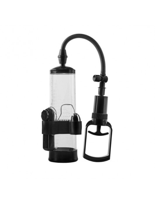 Прозрачная вакуумная помпа с вибрацией Vibrating Penis Pump - Dream Toys - в Реутове купить с доставкой