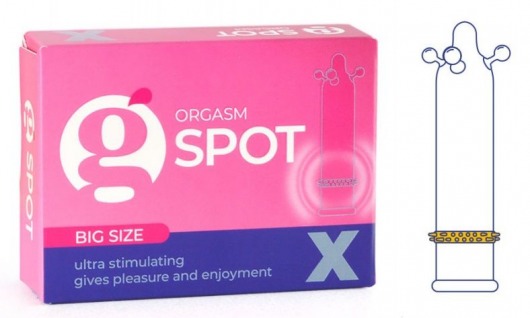 Стимулирующая насадка G-Spot X Big size - Sitabella - купить с доставкой в Реутове