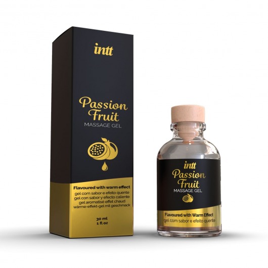 Массажный гель с ароматом маракуйи Passion Fruit - 30 мл. - INTT - купить с доставкой в Реутове