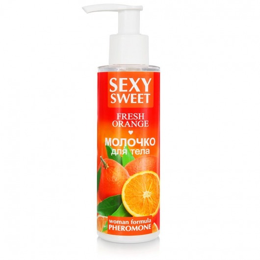 Молочко для тела с феромонами и ароматом апельсина Sexy Sweet Fresh Orange - 150 гр. -  - Магазин феромонов в Реутове