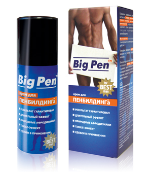 Крем Big Pen для увеличения полового члена - 20 гр. - Биоритм - в Реутове купить с доставкой