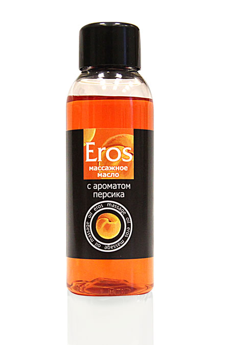 Массажное масло Eros exotic с ароматом персика - 50 мл. - Биоритм - купить с доставкой в Реутове