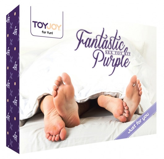 Эротический набор FANTASTIC PURPLE SEX TOY KIT - Toy Joy - купить с доставкой в Реутове