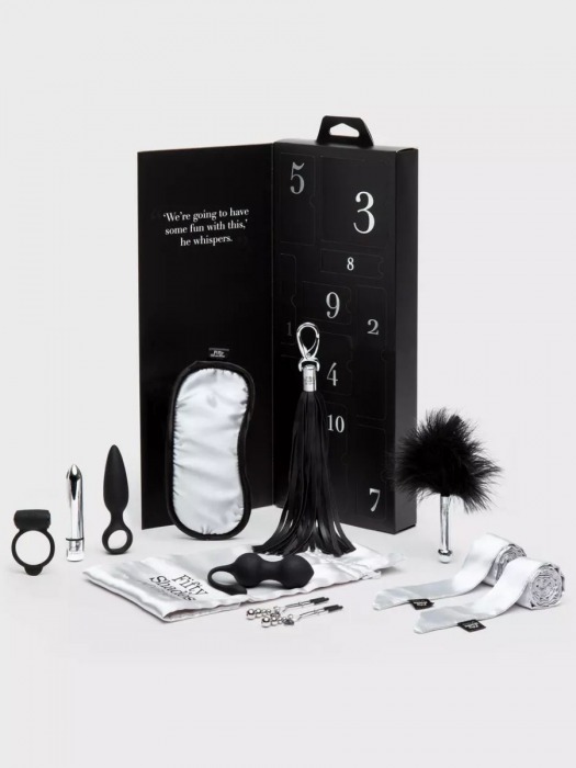 Эротический набор Pleasure Overload 10 Days of Play Gift Set - Fifty Shades of Grey - купить с доставкой в Реутове