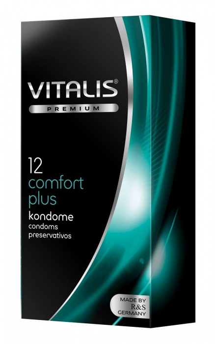 Контурные презервативы VITALIS PREMIUM comfort plus - 12 шт. - Vitalis - купить с доставкой в Реутове