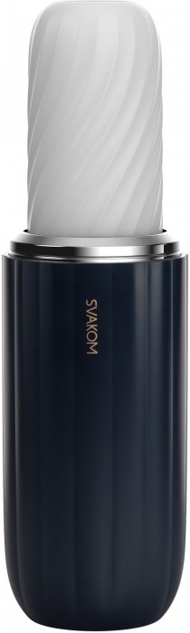 Черно-белый интерактивный мастурбатор Alex Neo 2 - Svakom - в Реутове купить с доставкой