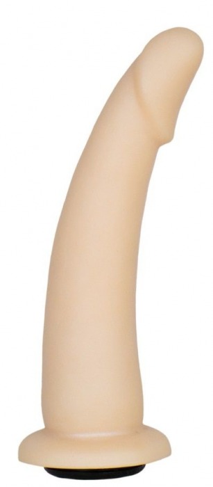 Телесная гладкая насадка-фаллоимитатор Harness - 17 см. - LOVETOY (А-Полимер) - купить с доставкой в Реутове