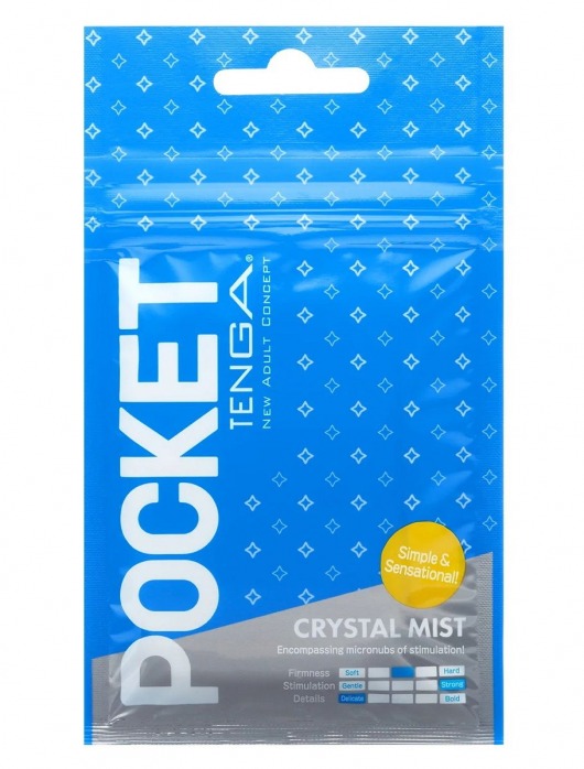 Карманный мастурбатор Crystal Mist - Tenga - в Реутове купить с доставкой