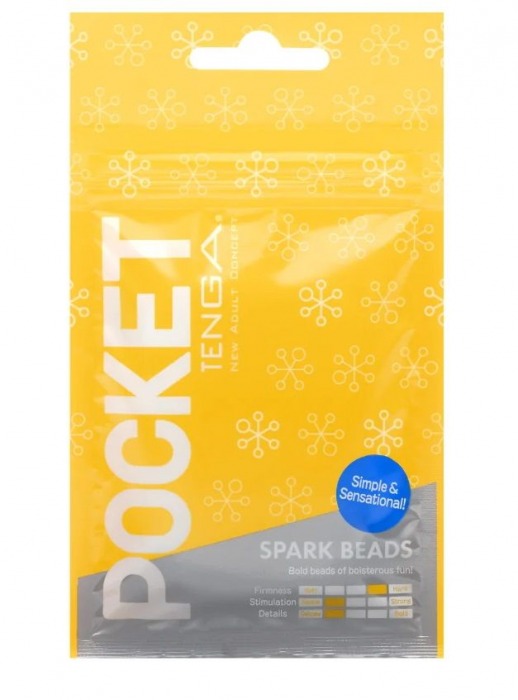 Карманный мастурбатор Spark Beads - Tenga - в Реутове купить с доставкой