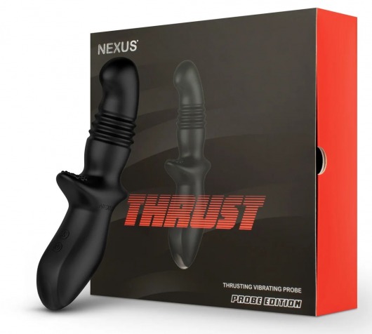 Черный вибромассажер простаты Nexus Thrust с возвратно-поступательными движениями - Nexus Range - в Реутове купить с доставкой