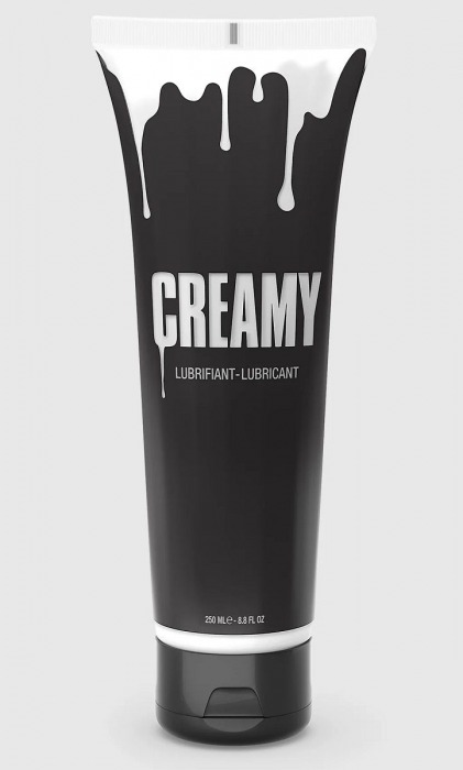 Смазка на водной основе Creamy с консистенцией спермы - 250 мл. - Strap-on-me - купить с доставкой в Реутове
