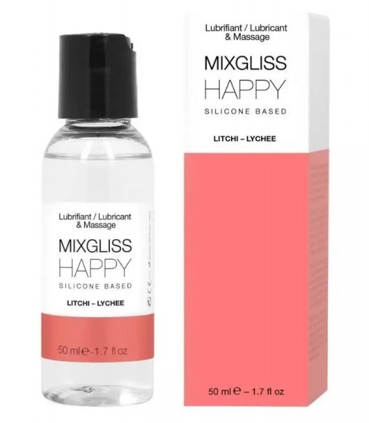 Смазка на силиконовой основе Mixgliss Happy - 50 мл. - Mixgliss - купить с доставкой в Реутове
