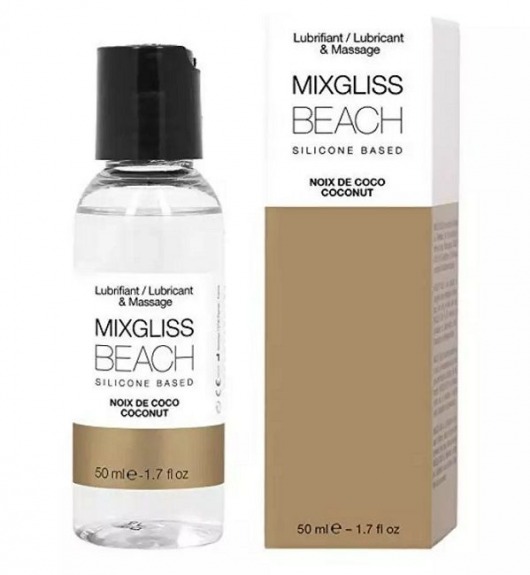 Смазка на силиконовой основе Mixgliss Beach - 50 мл. - Mixgliss - купить с доставкой в Реутове