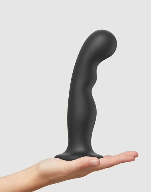 Черная насадка Strap-On-Me Dildo Plug P G size XXL - Strap-on-me - купить с доставкой в Реутове