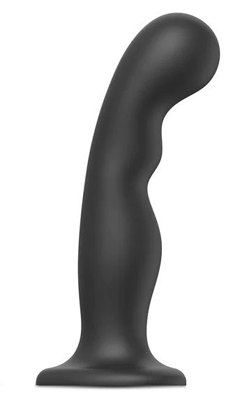 Черная насадка Strap-On-Me Dildo Plug P G size XXL - Strap-on-me - купить с доставкой в Реутове