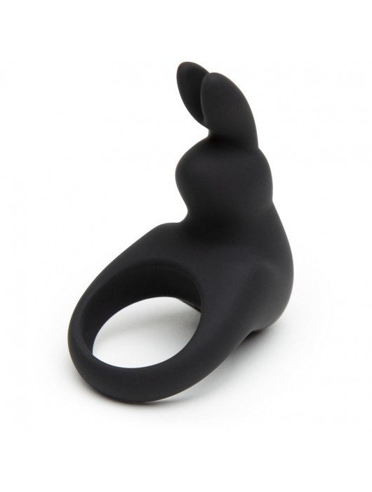 Черное эрекционное виброкольцо Happy Rabbit Rechargeable Rabbit Cock Ring - Happy Rabbit - в Реутове купить с доставкой