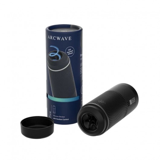 Черный мастурбатор с контролем всасывания Arcwave Pow Stroker - Arcwave - в Реутове купить с доставкой