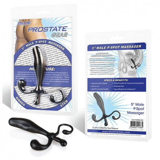 Массажер простаты - 12.7 см. - BlueLine - в Реутове купить с доставкой