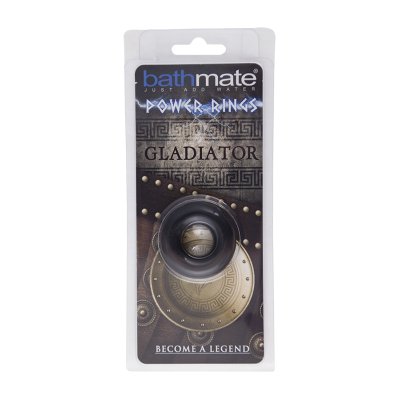 Чёрное эрекционное кольцо Gladiator - Bathmate - в Реутове купить с доставкой