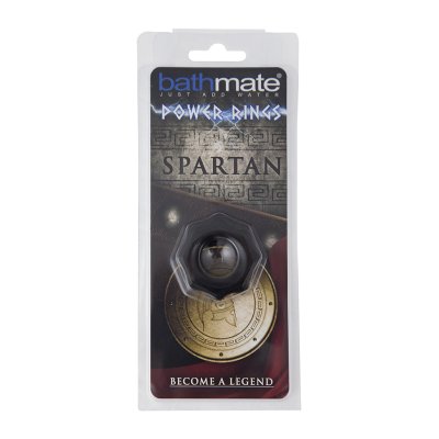 Чёрное эрекционное кольцо Spartan - Bathmate - в Реутове купить с доставкой