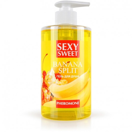 Гель для душа Sexy Sweet Banana Split с ароматом банана и феромонами - 430 мл. -  - Магазин феромонов в Реутове